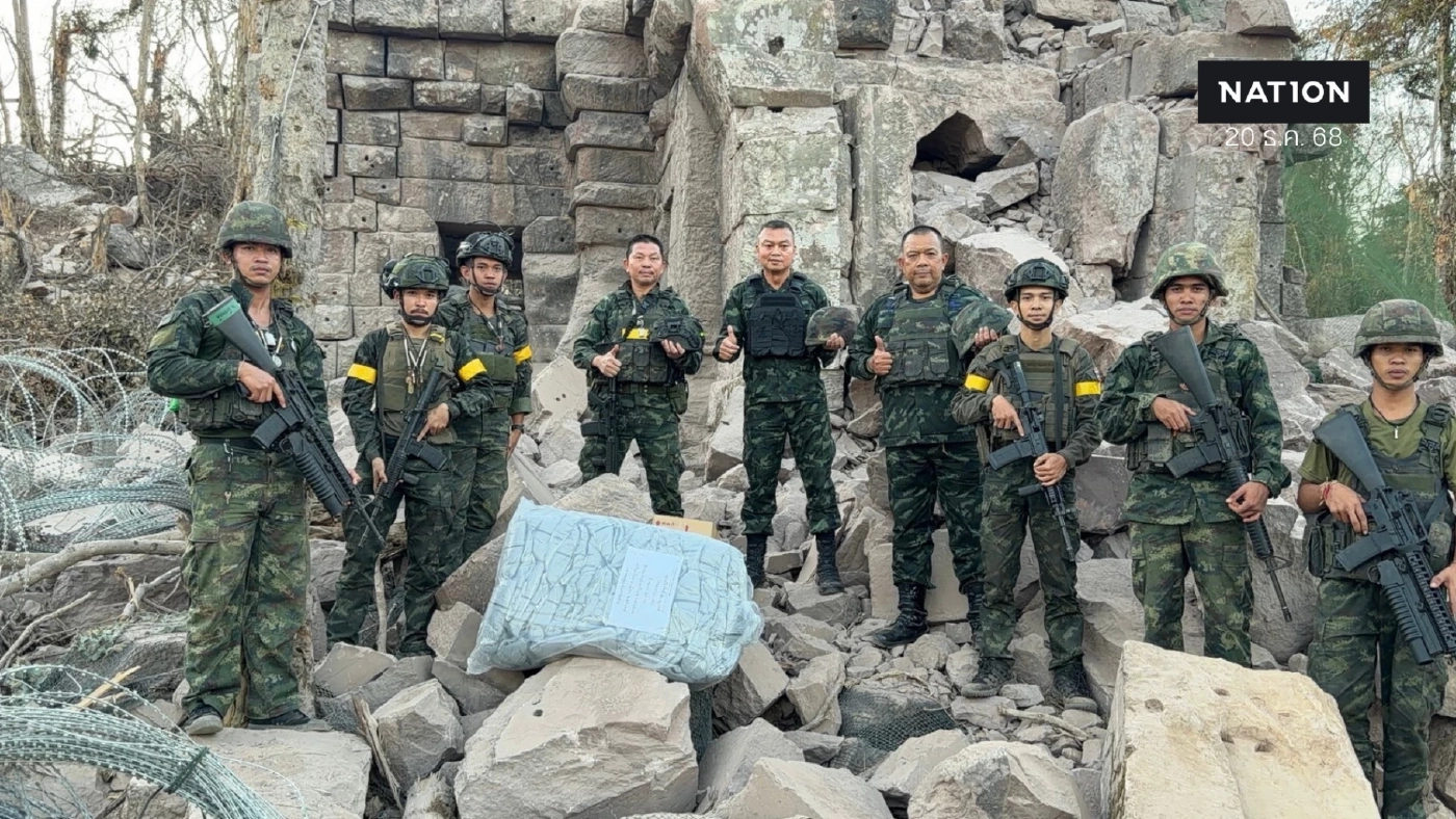 “แม่ทัพกุ้ง” ลุยปราสาทตาควาย-เนิน 350 สดุดีทหารกล้าสละชีพรักษาแผ่นดิน