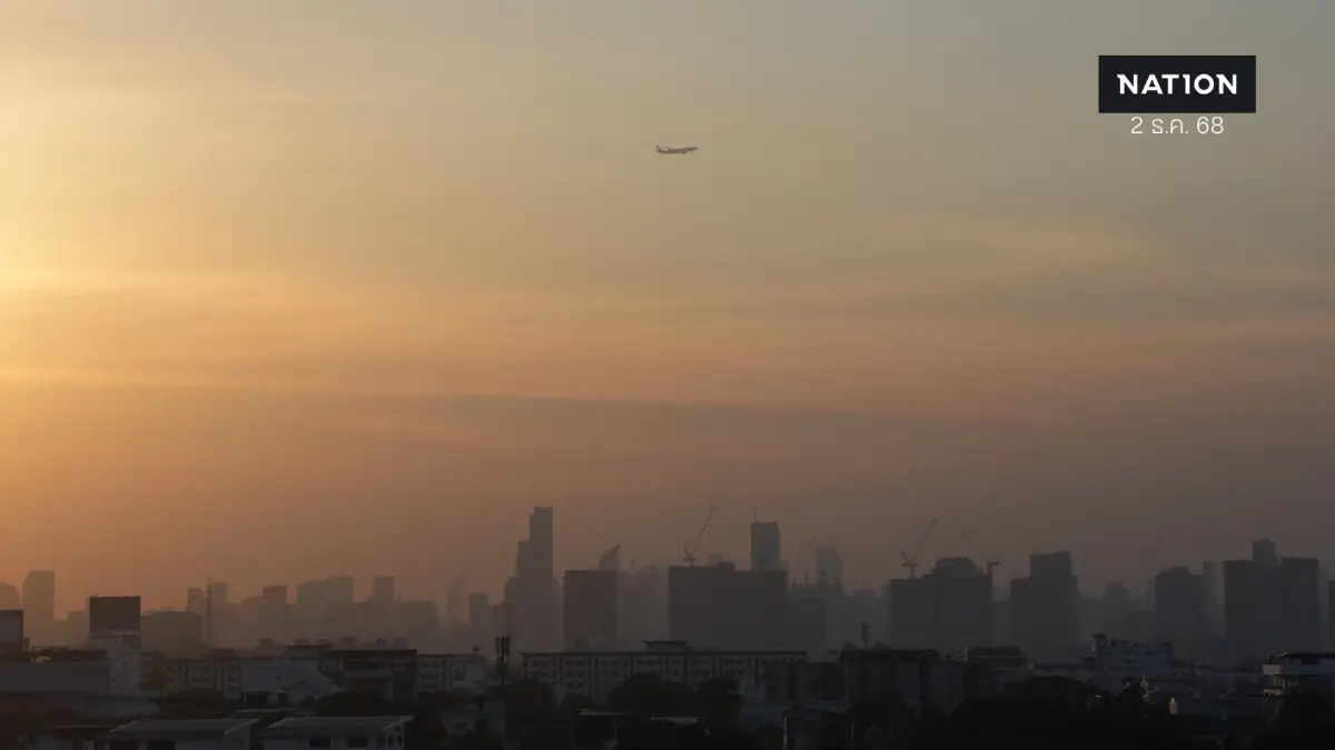 ค่าฝุ่นพิษ PM2.5 หลายพื้นที่ทั่วประเทศพุ่งสูง เตือนสวมหน้ากากป้องกัน