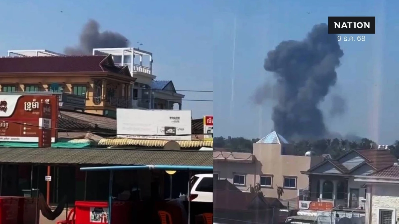 ทัพฟ้าส่ง "F-16" ทิ้งระเบิดนำวิถีด้วยเลเซอร์ ทำลาย "คลังเก็บจรวด BM-21" จ.อุดรมีชัย