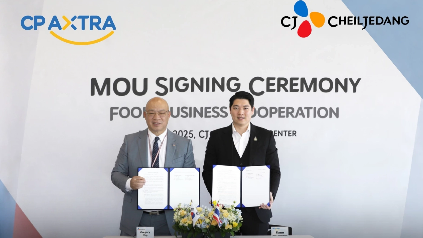 CP AXTRA ผนึก CJ CheilJedang รุกตลาด K-Food ไทยและอาเซียน