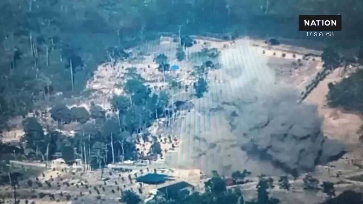 เปิดภาพ ทอ.เก็บแต้ม ถล่มทหาร BHQ-ผบ.หน่วย ขณะยกฝูงไปบัญชาการรบ