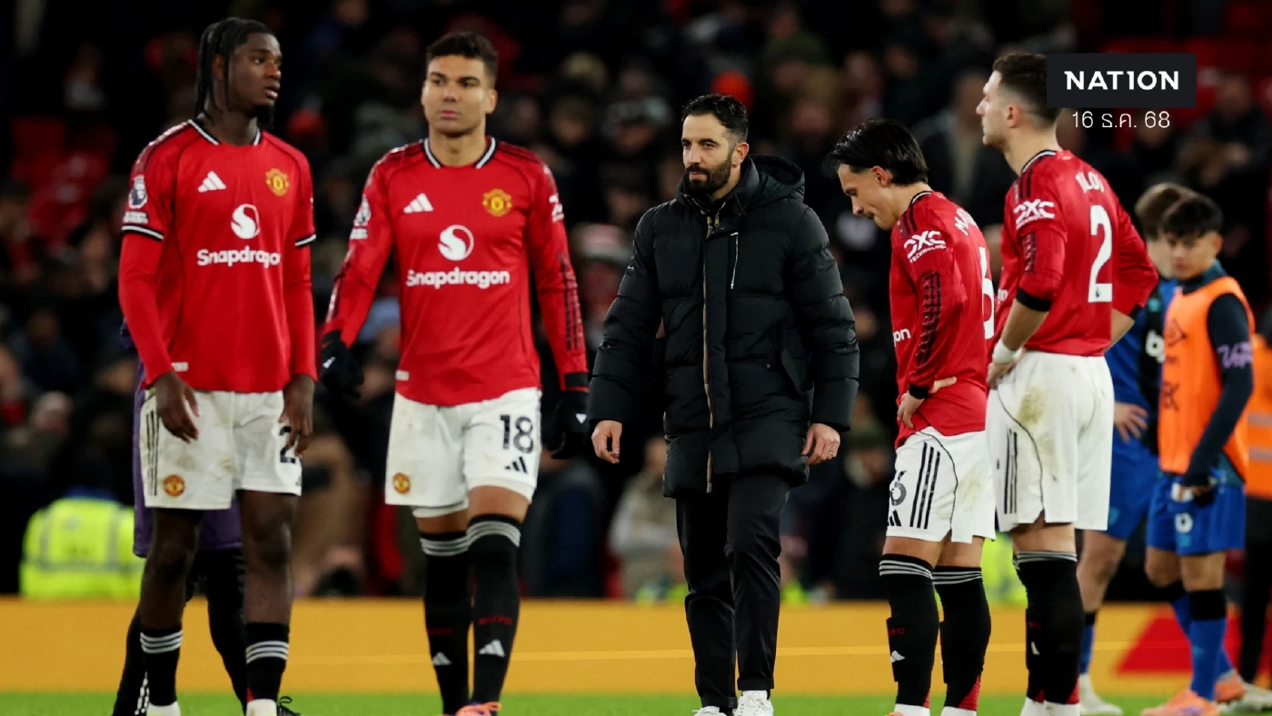 สรุป พรีเมียร์ลีก : แมนยูฯ สุดช็อก โดน บอร์นมัธ ไล่เจ๊า 4-4