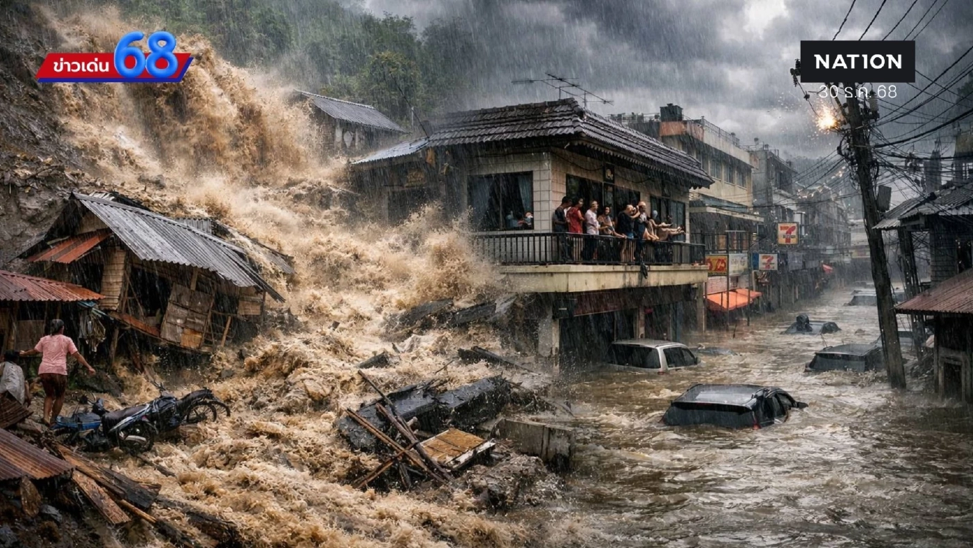 มหาอุทกภัยไทย 2568 เมื่อ “สมรภูมิโคลน” ปะทะ “ระเบิดฝน 300 ปี” มหาอุทกภัยไทย 2568 เมื่อ “สมรภูมิโคลน” ปะทะ “ระเบิดฝน 300 ปี”