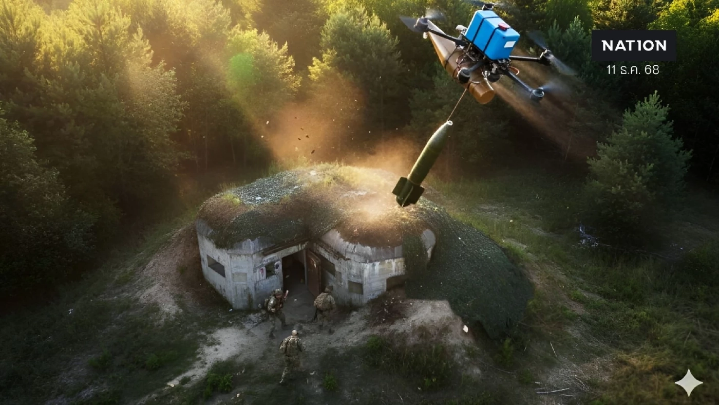 รู้จัก! โดรนพลีชีพ "อาวุธราคาถูก สังหารแพง" พลิกโฉมสงครามยุคใหม่