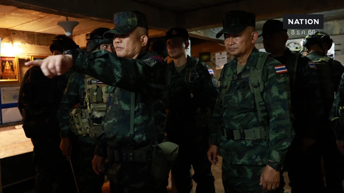 เปิดภาพ “แม่ทัพเติ่ง“ มทภ.2 บัญชาการรบกับกัมพูชาด้วยตัวเอง