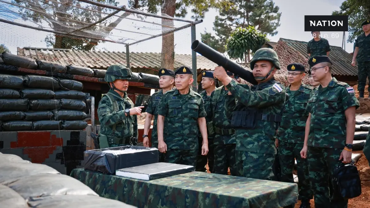 "ผบ.ทสส." ลงพื้นที่แม่สอด ตรวจแนวชายแดนตะวันตก ด้าน "ปลัดกลาโหม" ลงพื้นที่กองกำลังผาเมือง เชียงใหม่