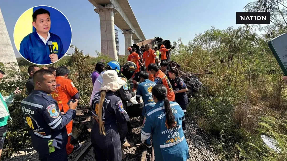 รับไม่ได้! "ดร.เอ้" ชี้เหตุเครนถล่มทับรถไฟโคราช ไม่กลัวความผิด ไม่เคยเห็นใครติดคุก-ปรับจริงจัง
