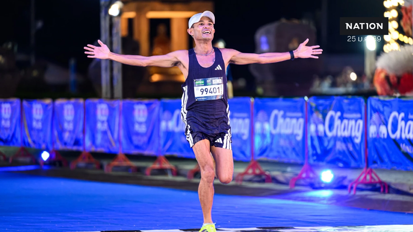 บุรีรัมย์ มาราธอน 2026 สัญชัยผงาดแชมป์สมัย 7 นักวิ่งร่วมเฉียด 4 หมื่น