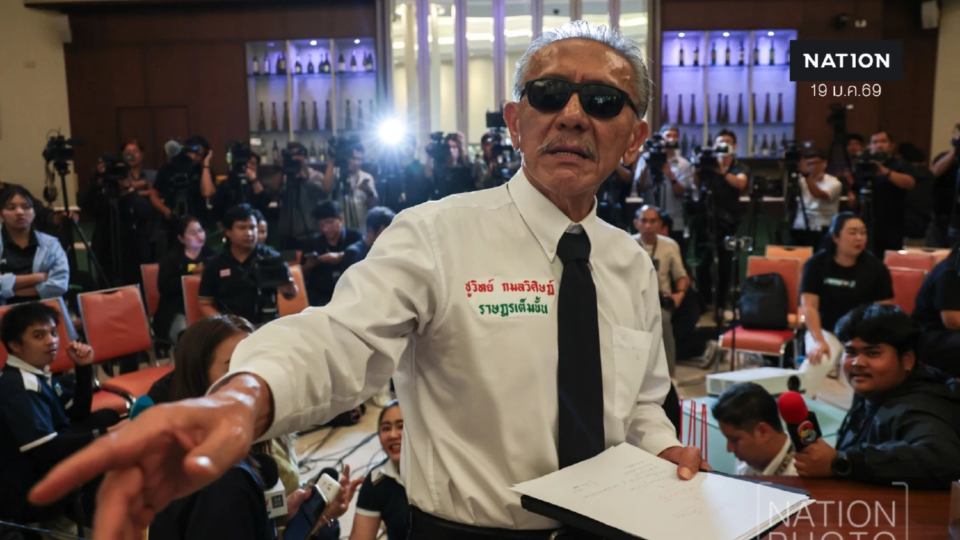 “ชูวิทย์” โต้รับงาน “บิ๊กแดง” ล้มพรรคส้ม ย้ำทำสงคราม “สั่งสอน” เพราะเอาคะแนนที่ให้ไปยกมือให้ “อนุทิน”