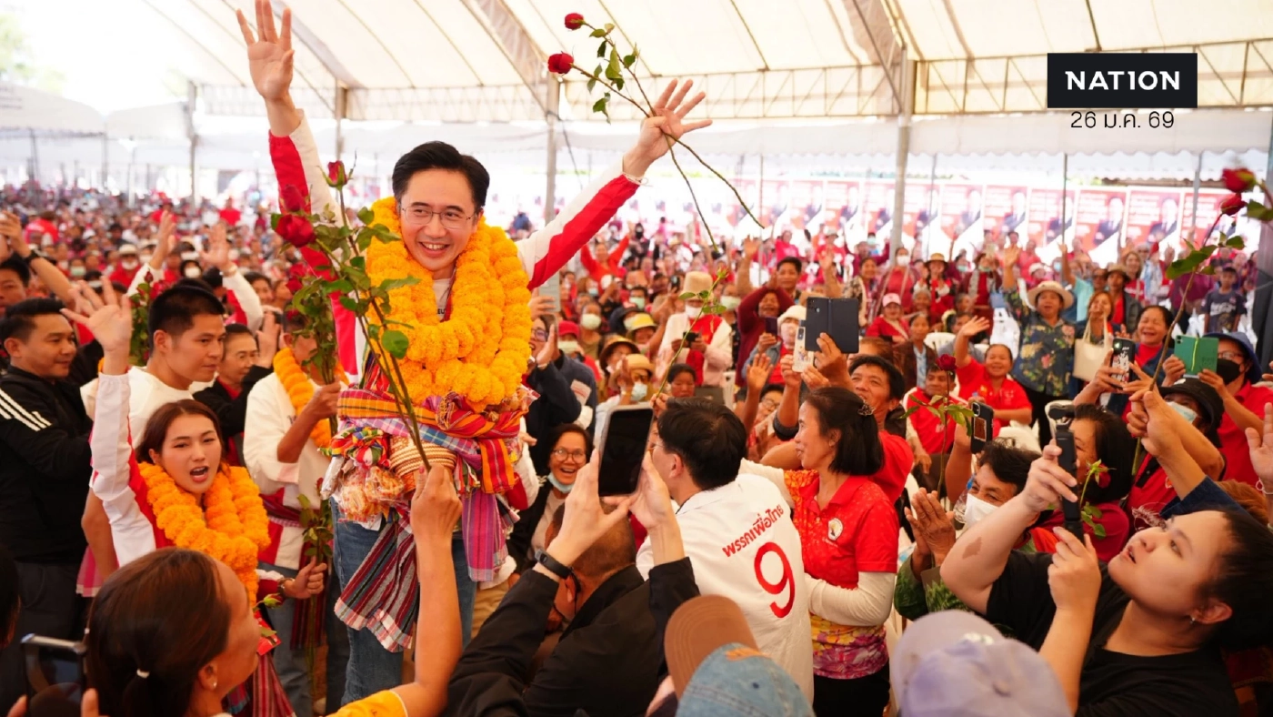 สีสันหาเสียง! "ยศชนัน" ปลื้มพวงมาลัยของดีทั่วไทย จ่อดันสู่ระดับโลก สีสันหาเสียง! "ยศชนัน" ปลื้มพวงมาลัยของดีทั่วไทย จ่อดันสู่ระดับโลก