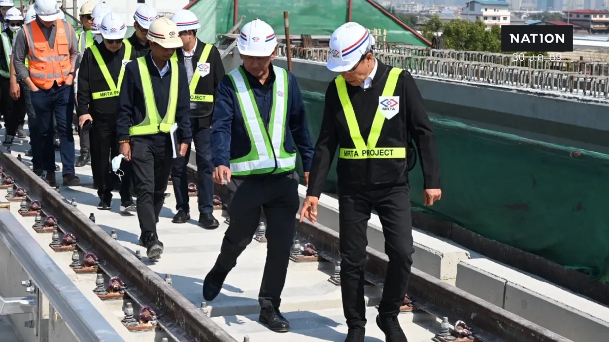 บอร์ด รฟม. ลงพื้นที่ติดตามความคืบหน้ารถไฟฟ้า 'ม่วง – ส้ม' บอร์ด รฟม. ลงพื้นที่ติดตามความคืบหน้ารถไฟฟ้า 'ม่วง – ส้ม'