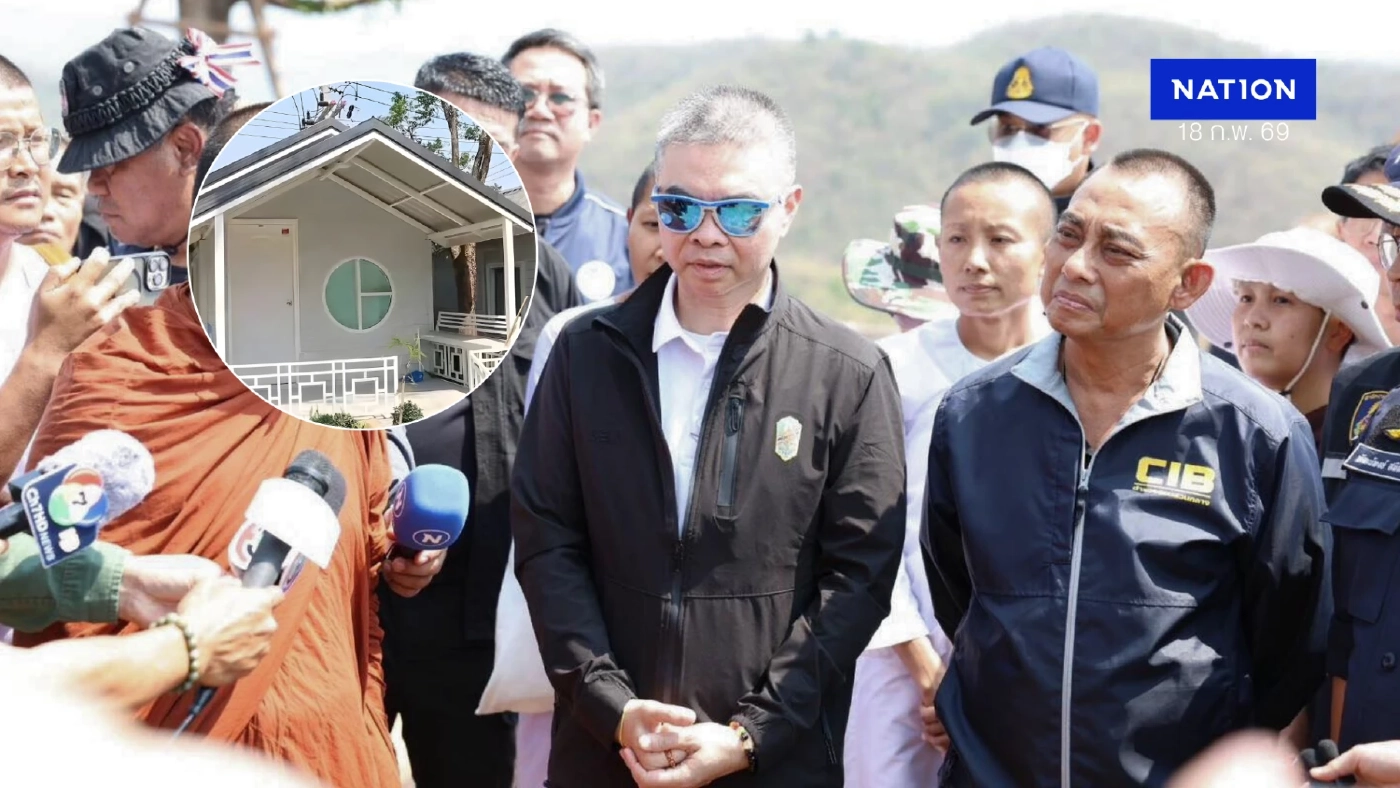 บุกค้นวัดป่าชนะใจ พบถางป่า-ครอง ส.ป.ก. 2 พันไร่ สร้างบ้านขายหลังละ 5 แสน