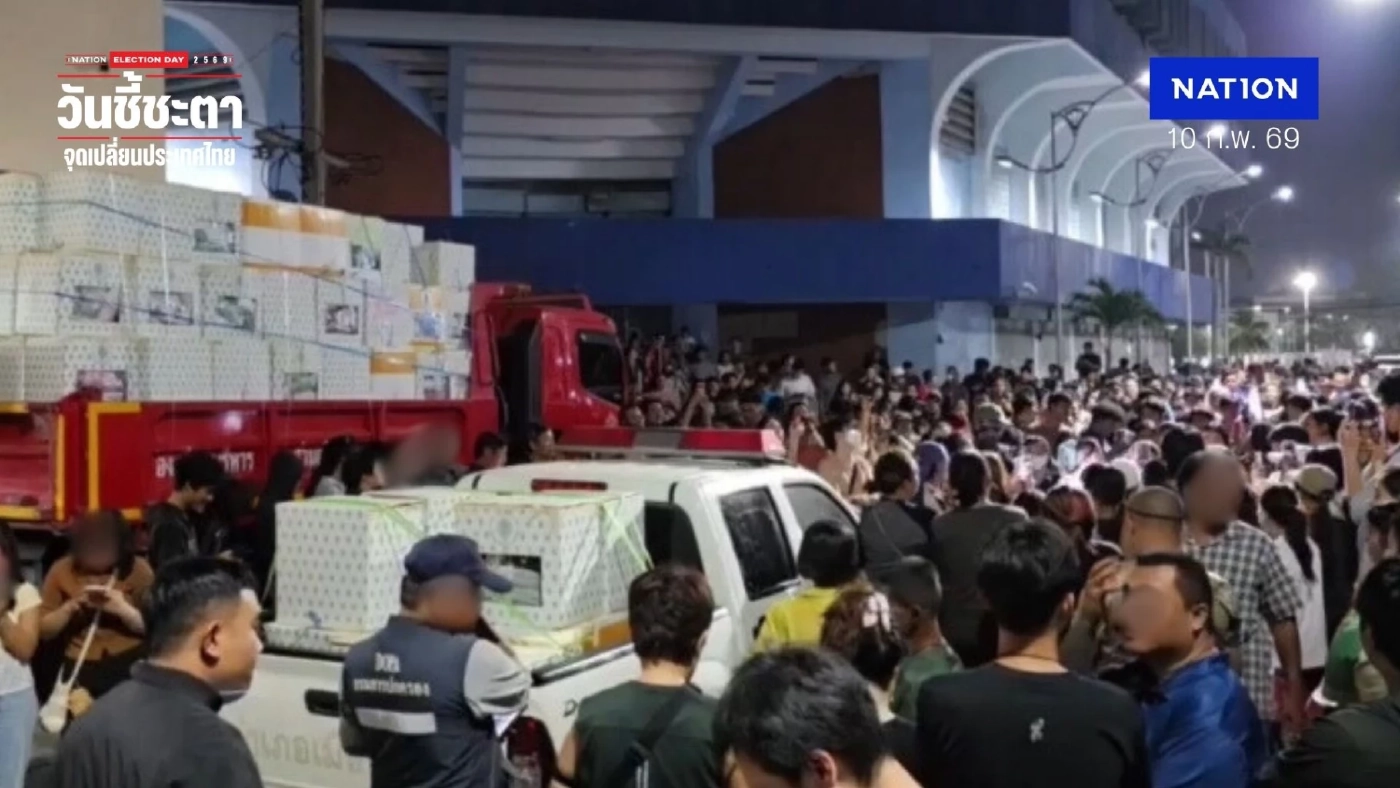 ไทม์ไลน์เดือด! มวลชนประท้วงเรียกร้องนับคะแนนใหม่ ชลบุรี เขต 1