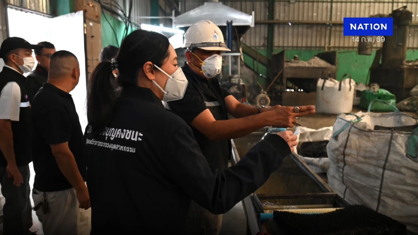 “ธนกร” ส่งทีมเต็มเหนี่ยว จู่โจม รง.รีไซเคิลบางพลี ส่งกลิ่นคลุ้ง