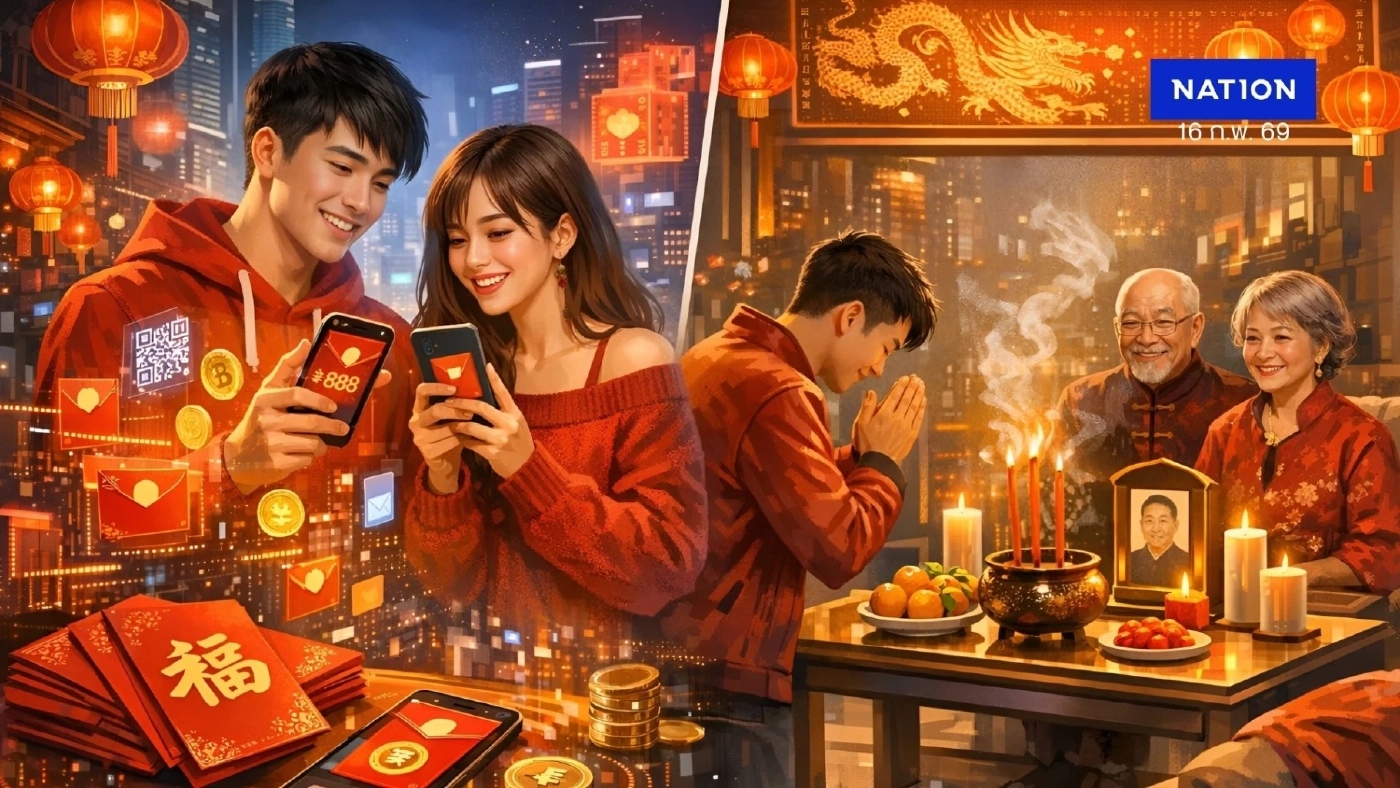 "ซองแดงกับโลกดิจิทัล : วิถีตรุษจีนในยุคใหม่"