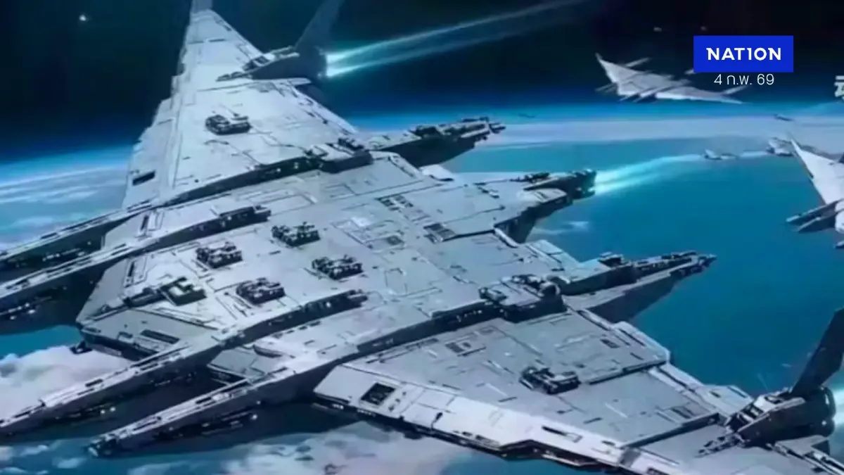 จีนเผยโฉม "หลวนเนียว" เรือบรรทุกเครื่องบินอวกาศยักษ์ ล้ำยุคราว Star Wars จีนเผยโฉม "หลวนเนียว" เรือบรรทุกเครื่องบินอวกาศยักษ์ ล้ำยุคราว Star Wars