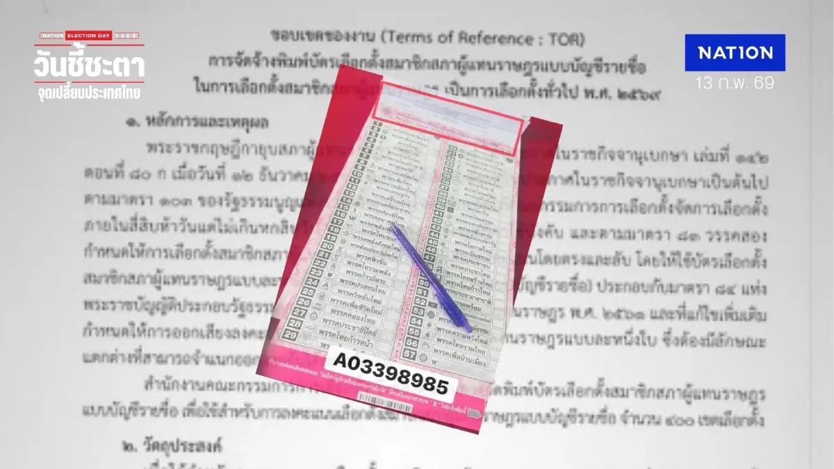 บาร์โค้ด คิวอาร์โค้ด อยู่นอก TOR พิมพ์บัตรเลือกตั้ง แล้วมาได้ไง? บาร์โค้ด คิวอาร์โค้ด อยู่นอก TOR พิมพ์บัตรเลือกตั้ง แล้วมาได้ไง?