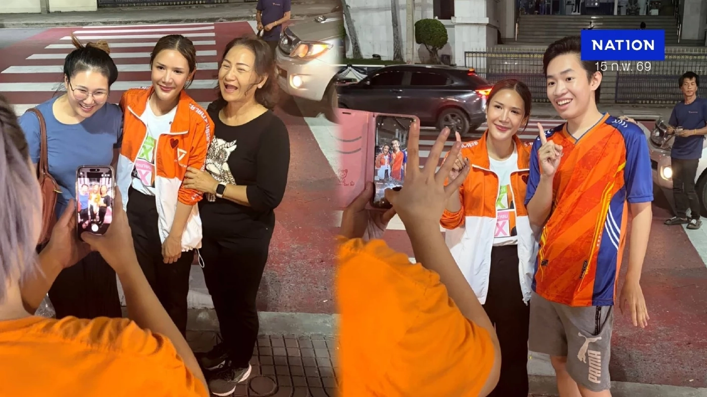 "ว่าที่ สส.เพชร วรรณิดา" หนึ่งเดียวที่ฝ่ากระแส “พลังเฮ้ง” ขอบคุณแฟนคลับส้ม ชลบุรี เขต 2