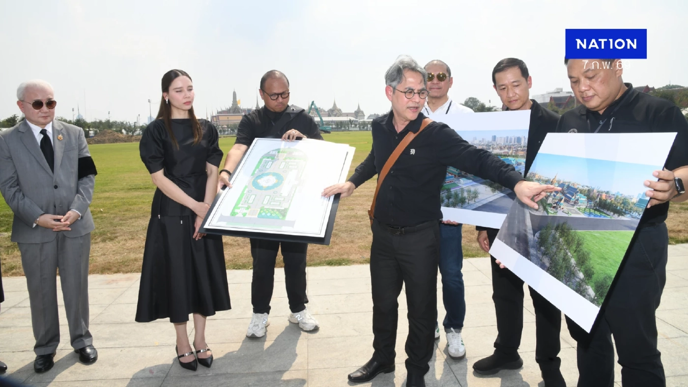 รมว.วัฒนธรรม ตรวจเยี่ยมความพร้อมการจัดสร้างพระเมรุมาศ รมว.วัฒนธรรม ตรวจเยี่ยมความพร้อมการจัดสร้างพระเมรุมาศ