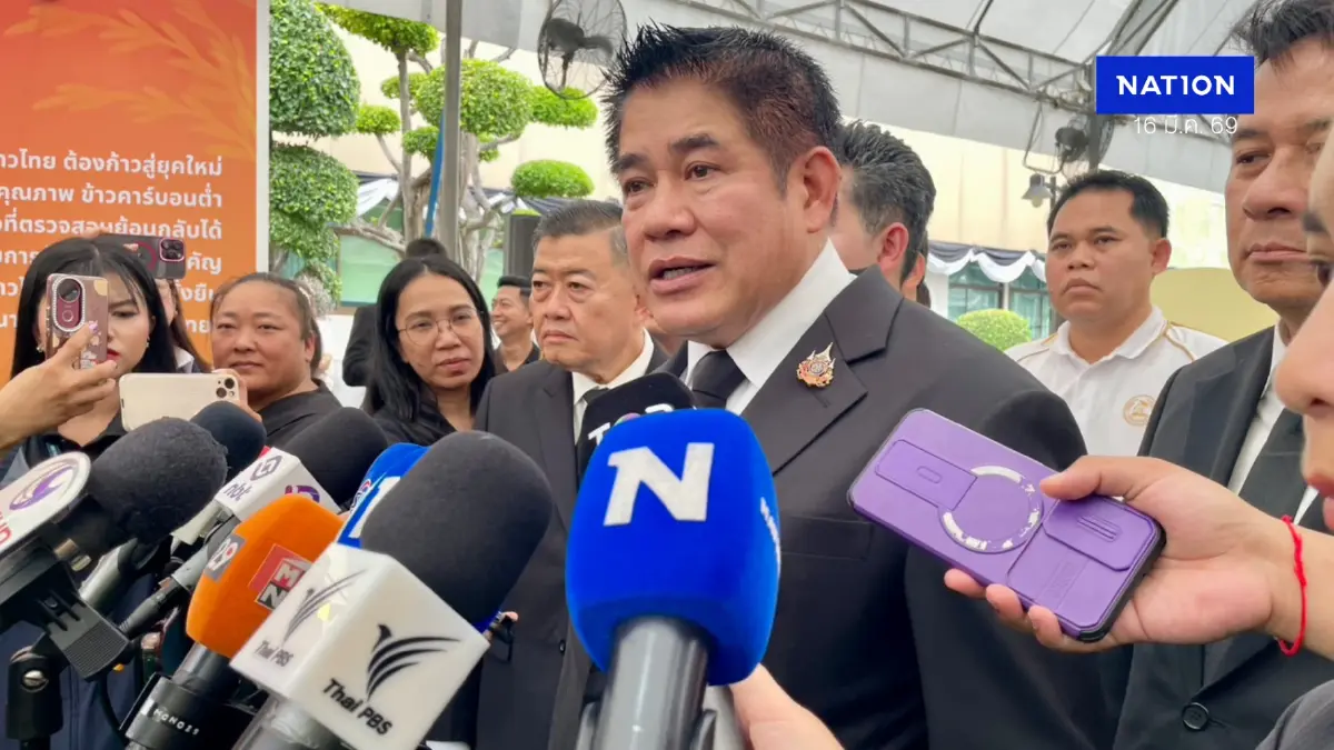 “ธรรมนัส” ปัด “กล้าธรรม” รอโอกาสร่วม รบ.หลังร่วมงดออกเสียงเลือก ปธ.สภาฯ