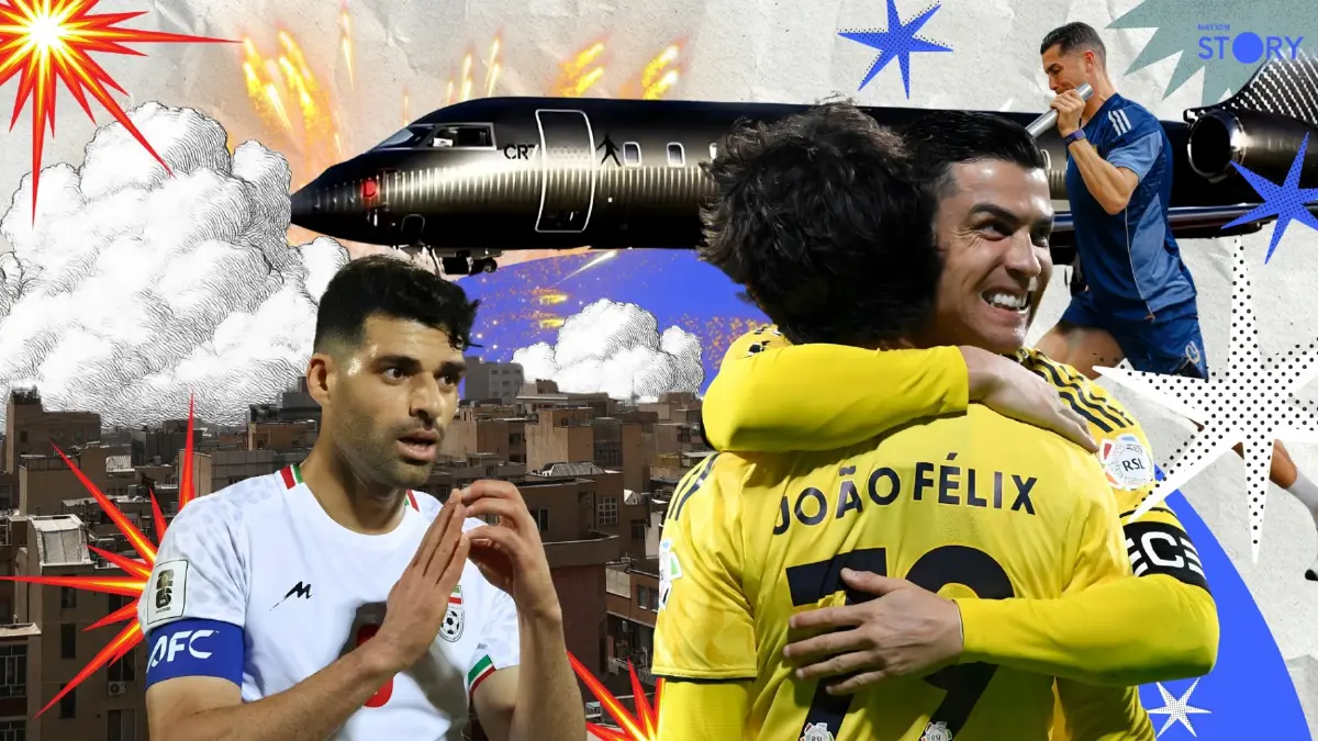 STORY : "สงครามอิหร่าน" สะเทือนวงการฟุตบอลโลก "โรนัลโด" หนีภัย ข่าวลือหรือความจริง? และนักบอลดาวรุ่งยอมทิ้งทุกอย่างเพื่อปกป้องบ้านเกิด