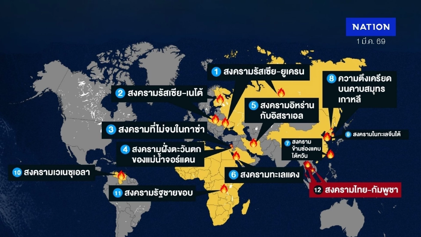 ปีม้าไฟ! สำรวจ 12 จุดร้อนโลก - ไทยสาละวนเลือกตั้ง "โมฆะ"และ "นิติสงคราม"