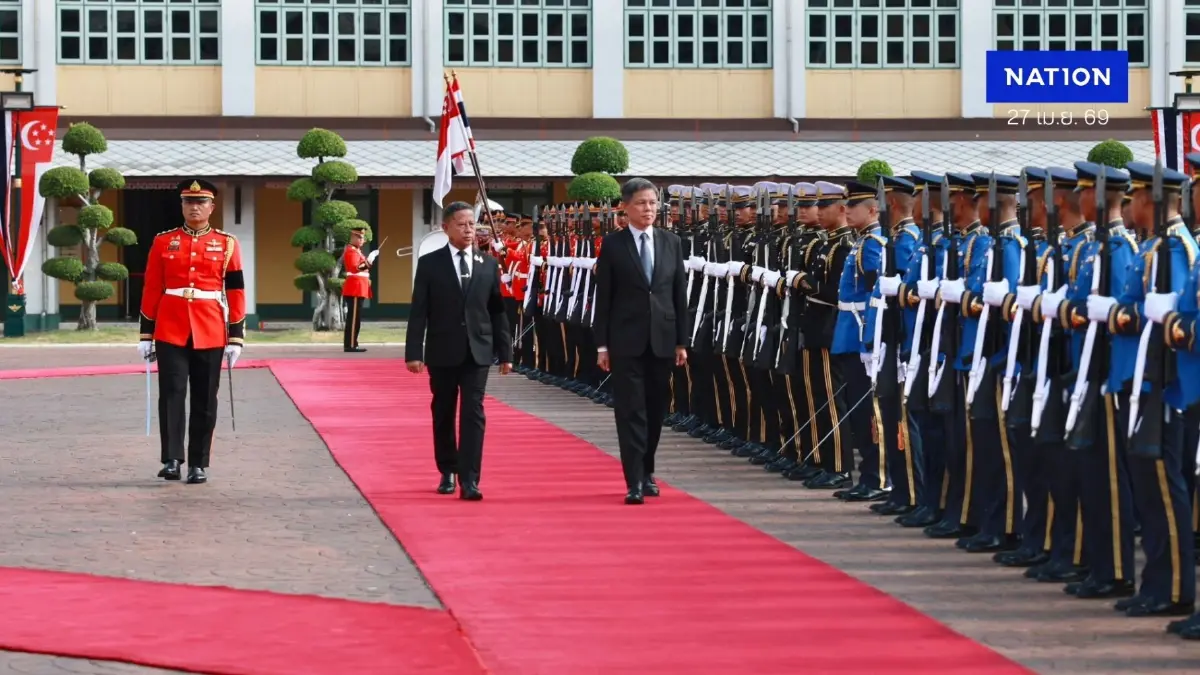 "ไทย-สิงคโปร์" ยกระดับความมั่นคงยุคใหม่! ดันความร่วมมือ "ทหาร-ไซเบอร์"