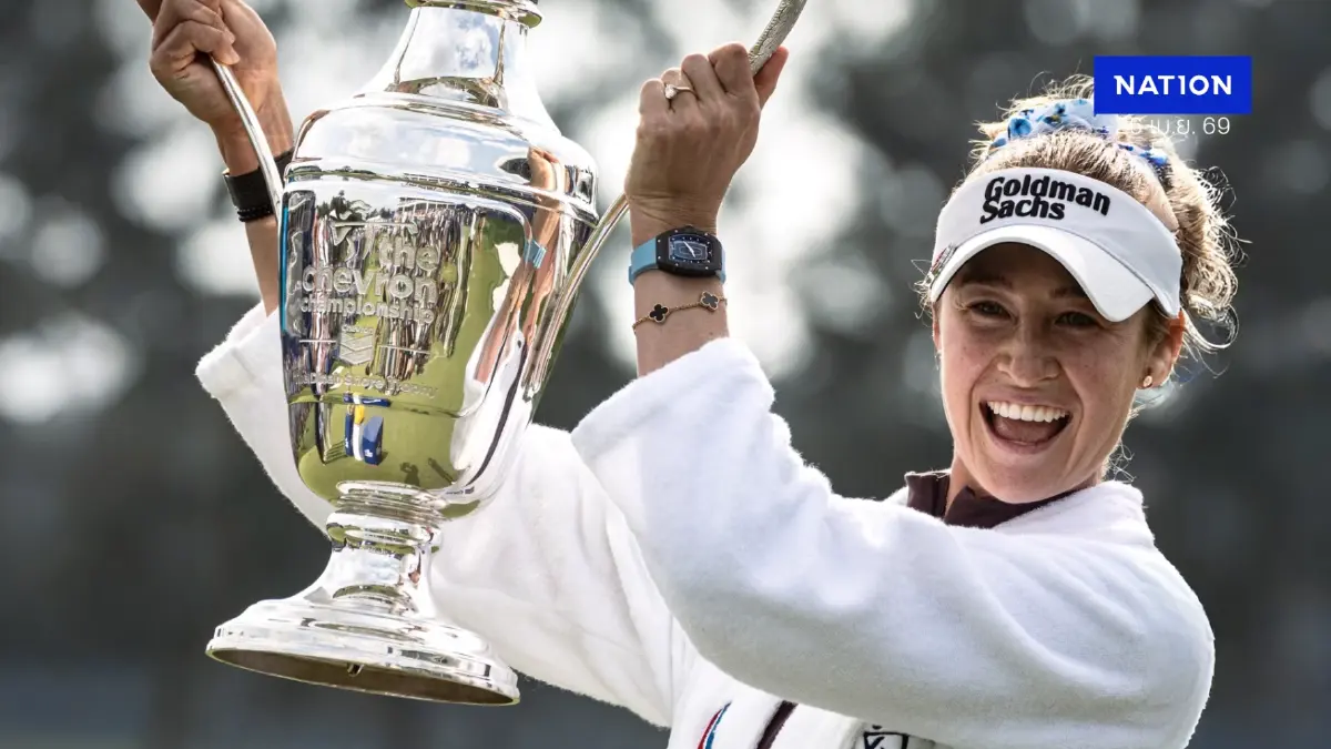 "เนลลี คอร์ดา" ทุบสถิติคว้าแชมป์เชฟรอนฯพร้อมทวงมือ 1 โลกคืน – "โปรแพตตี้" คว้ารองแชมป์