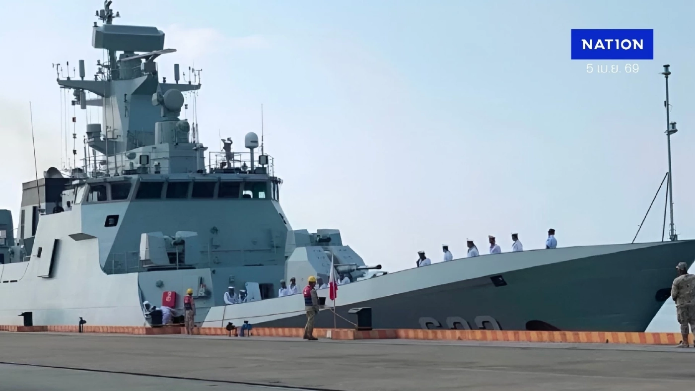 ไทยจับตา! "กัมพูชา" เตรียมรับมอบ "เรือคอร์เวต" ติดอาวุธนำวิถี ลำแรกจากจีน 8 เม.ย.นี้ ไทยจับตา! "กัมพูชา" เตรียมรับมอบ "เรือคอร์เวต" ติดอาวุธนำวิถี ลำแรกจากจีน 8 เม.ย.นี้