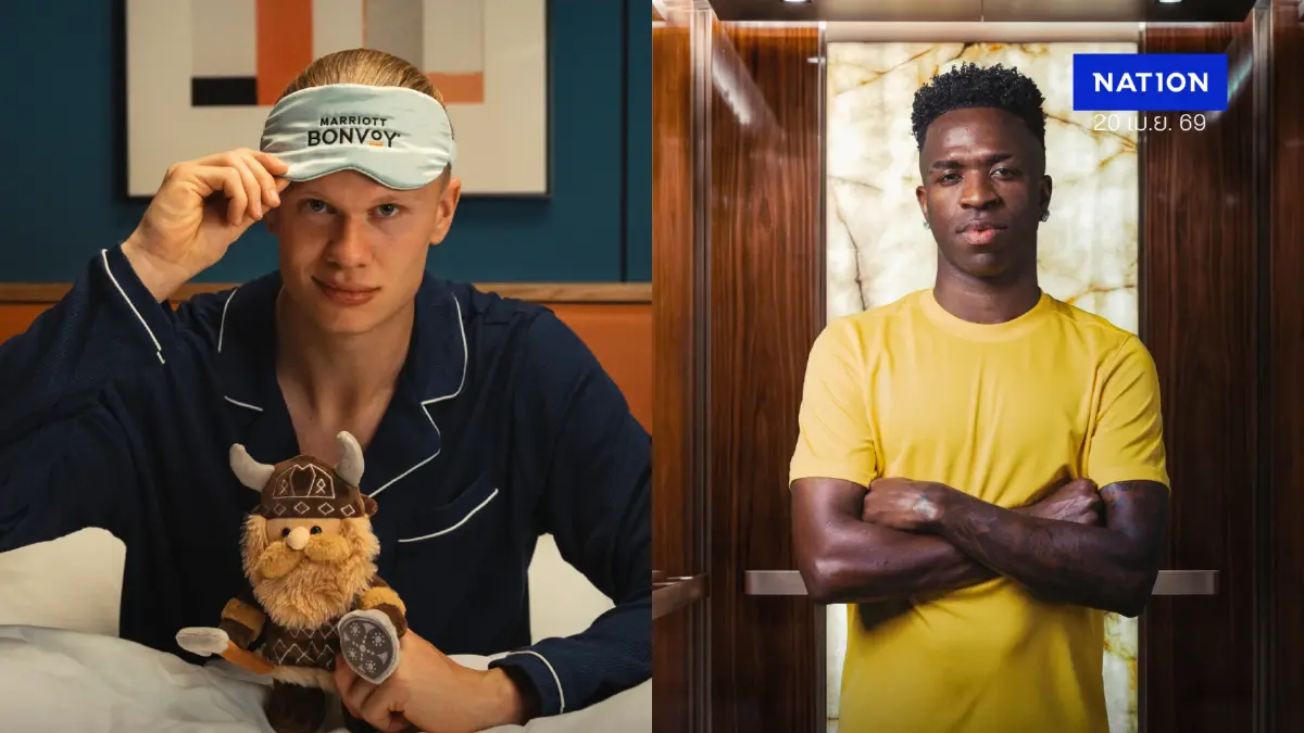 “โฮลัน-วีนีซียุส” นำทัพแคมเปญใหม่ Marriott Bonvoy x Visa บัตรฟุตบอลโลก 2026