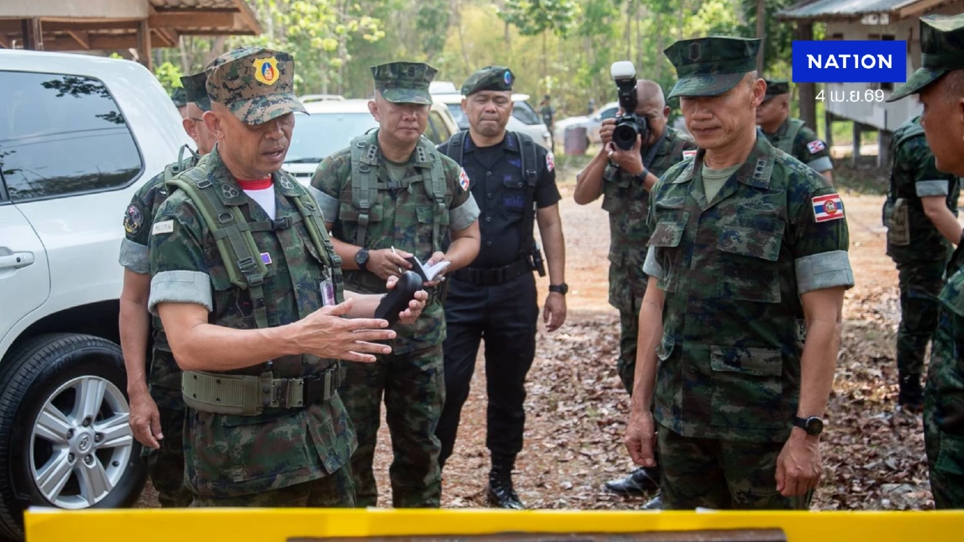 ผบ.กปช.จต. เจอกับ “ผู้การธรรมนูญ” แล้ว ขณะ ลงพื้นที่ชายแดนตราด