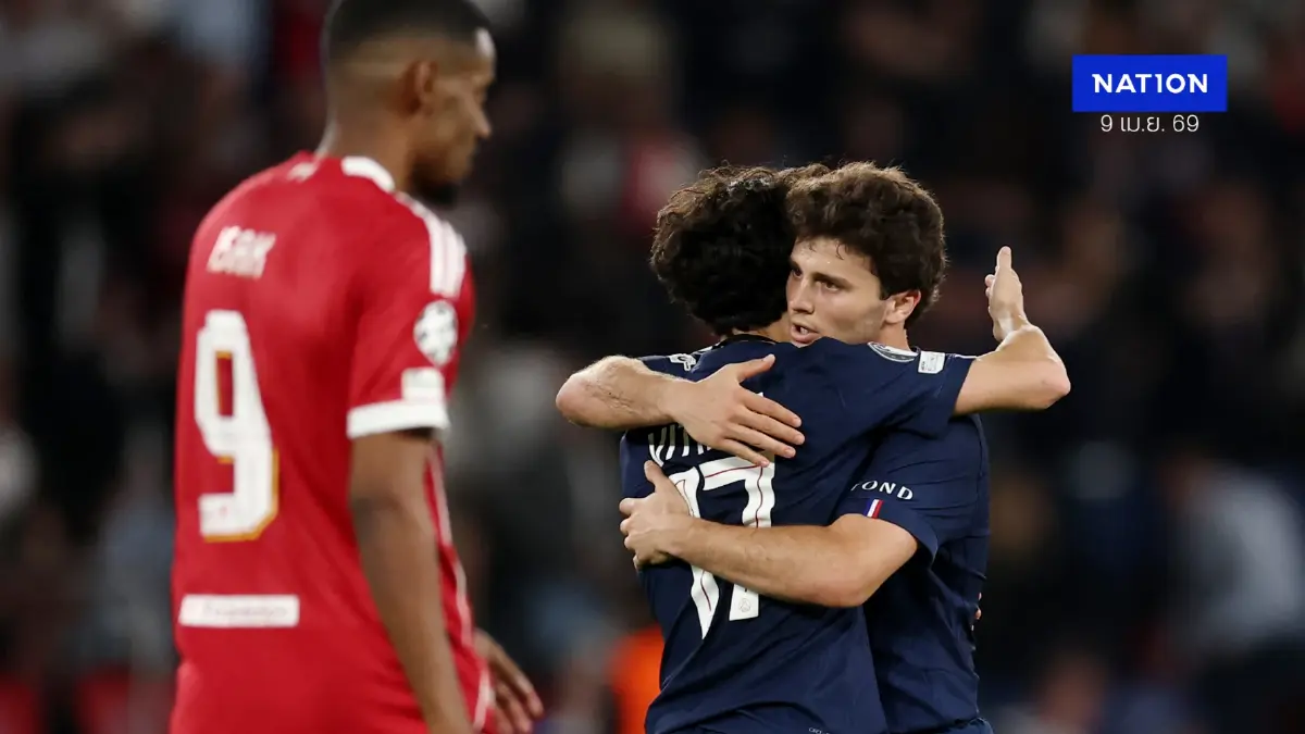 หงส์ปีกหัก! ควารัตสเคเลียซัดนำชัยเปแอสเช - แอตฯ มาดริด บุกเชือดบาร์ซ่า ศึก UCL รอบ 8 ทีม