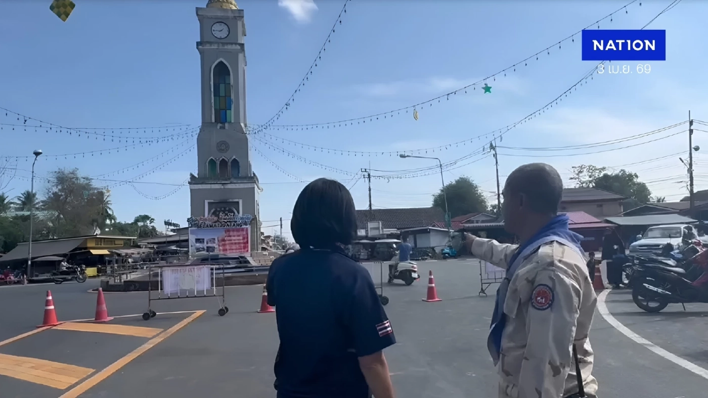 ด่วน! บึ้มป่วน "ปะนาเระ" 3 จุด "วงเวียนหอนาฬิกา-หน้าวัดสำเภา-บางมะรวด" (มีคลิป)