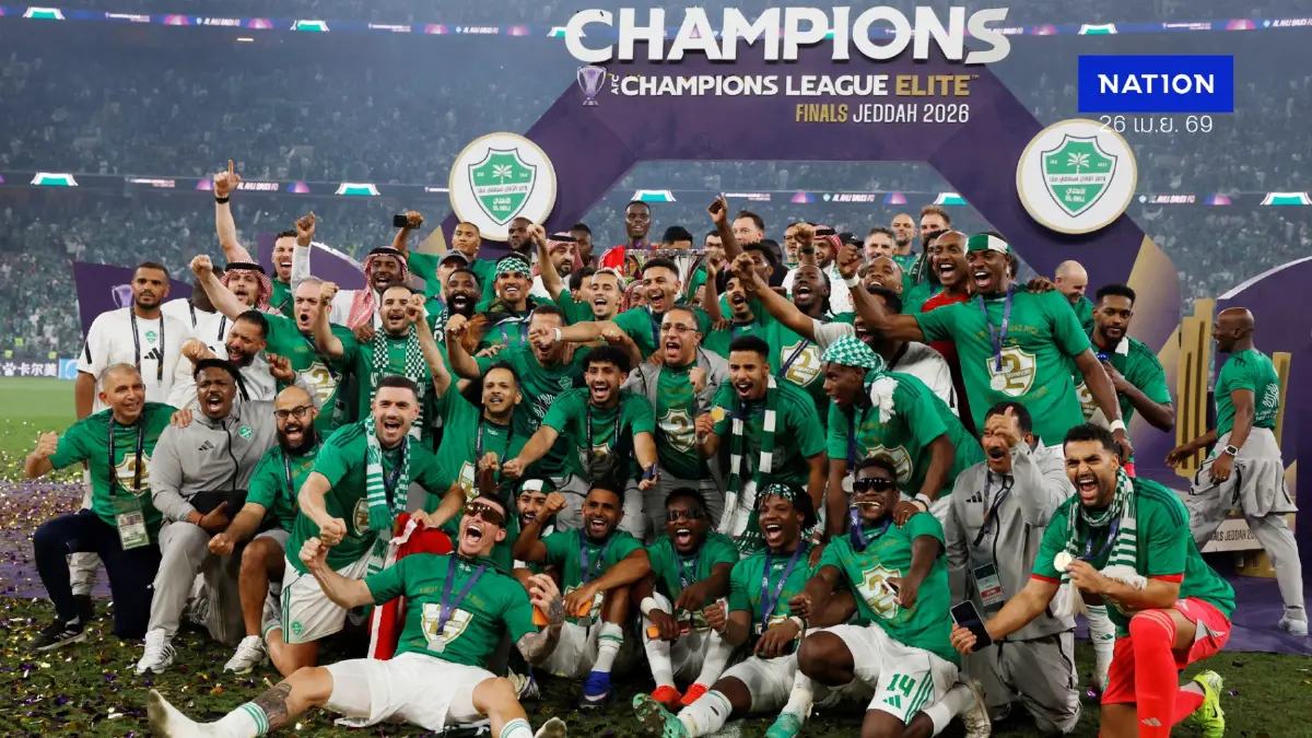 แชมป์เอเชียสมัยที่ 2! "อัล อาห์ลี" โกงตาย 10 คน บดชนะ "มาชิดะ" ช่วงต่อเวลา ป้องบัลลังก์ ACL Elite