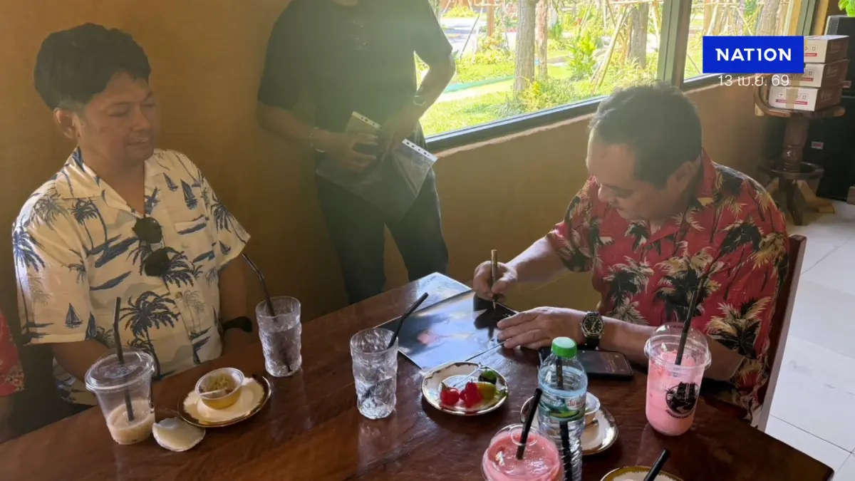 เปิดภาพ "ทวี" บุกเรือนจำเขากลิ้ง เยี่ยม "เสก โลโซ" วันสงกรานต์ 2569