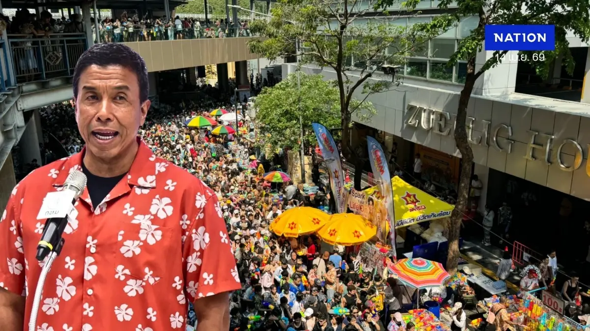 "สีลม" แชมป์ยอดคนเล่นน้ำพุ่ง 1.6 แสน! "ชัชชาติ" สั่งปิดจบ 2 ทุ่มคืน