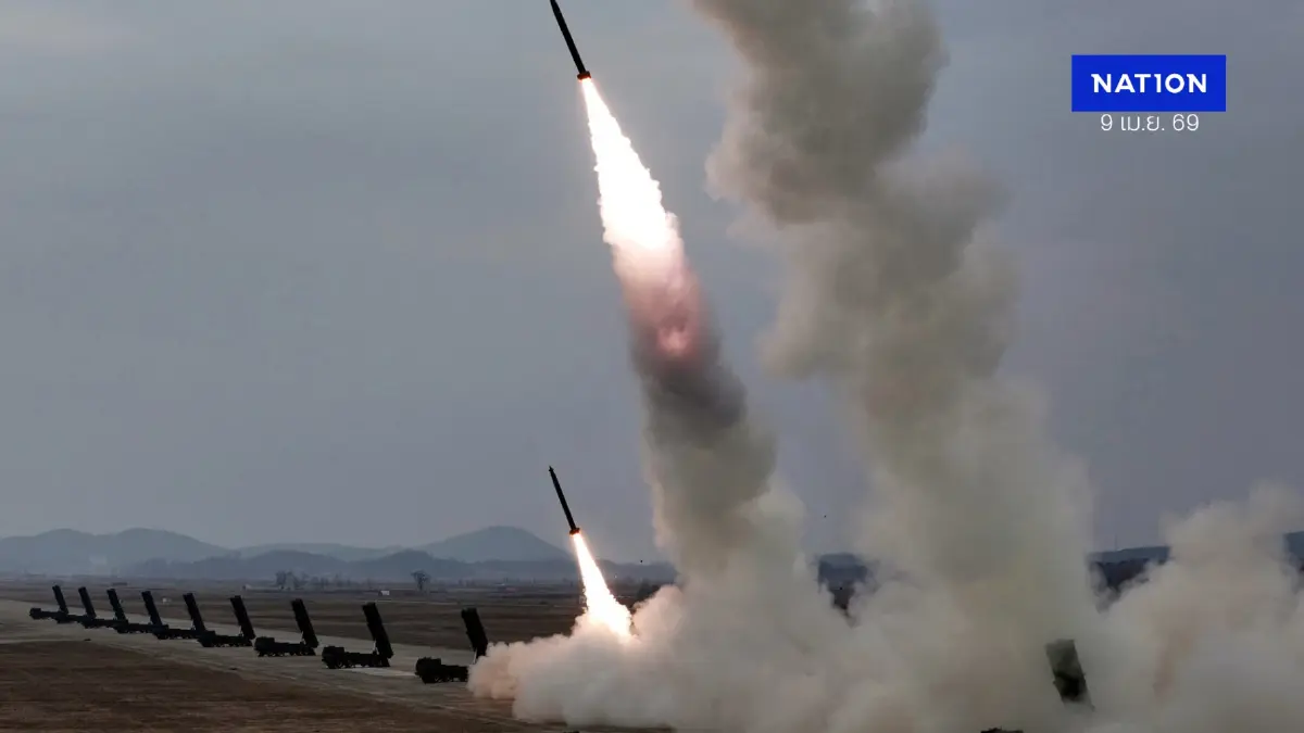 เกาหลีเหนือเปิดตัวขีปนาวุธ "ระเบิดพวง-อาวุธคลื่นแม่เหล็ก" มุ่งทำลายโครงสร้างพื้นฐาน