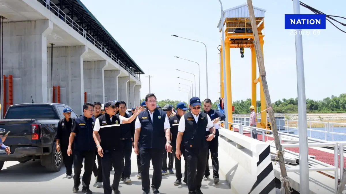 ชป.เร่งรัดงานก่อสร้างโครงการบรรเทาอุทกภัยเมืองนครศรีธรรมราช ย้ำ..ช่วยลดปัญหาน้ำท่วม