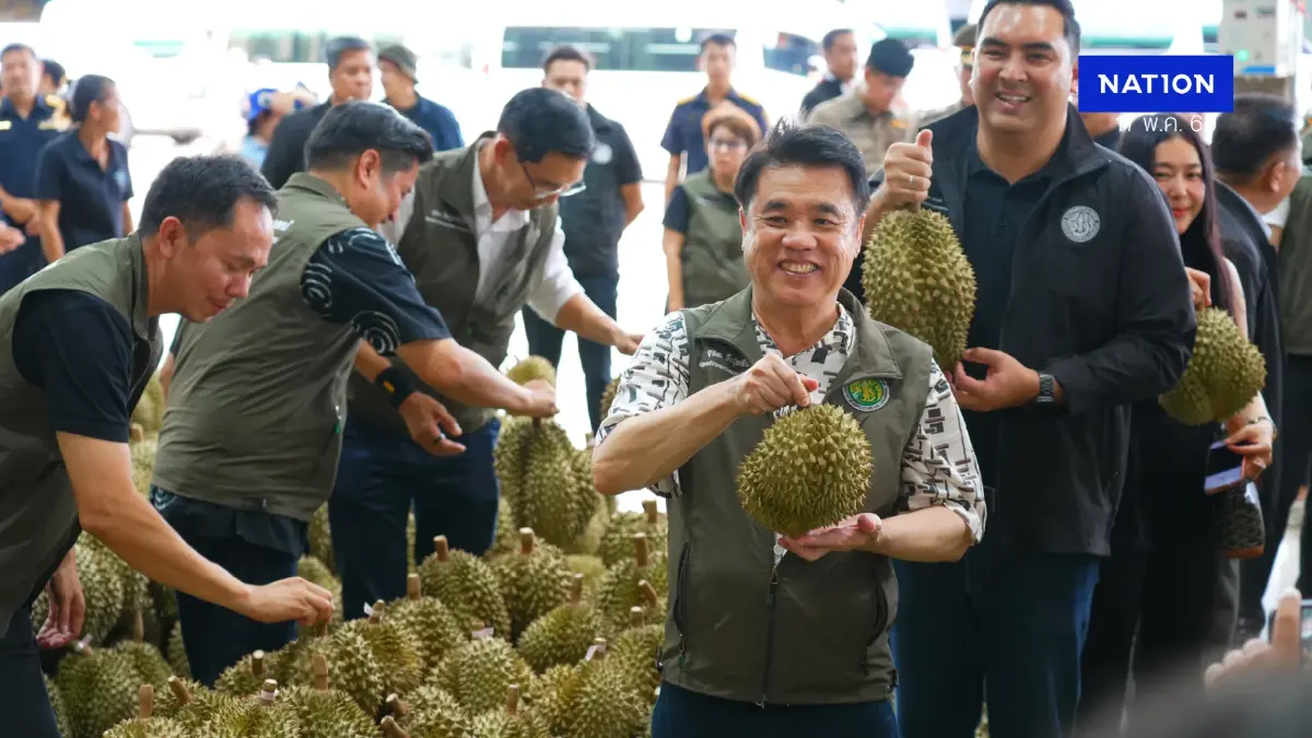 สุริยะงัดนโยบาย 4 ไม่ ดันส่งออกทุเรียนไทยทะลุ 1.5 แสนล้าน สุริยะงัดนโยบาย 4 ไม่ ดันส่งออกทุเรียนไทยทะลุ 1.5 แสนล้าน