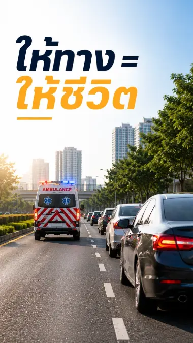 กรมการขนส่งทางบก ตอนที่ 3 ให้ทาง ให้ชีวิต