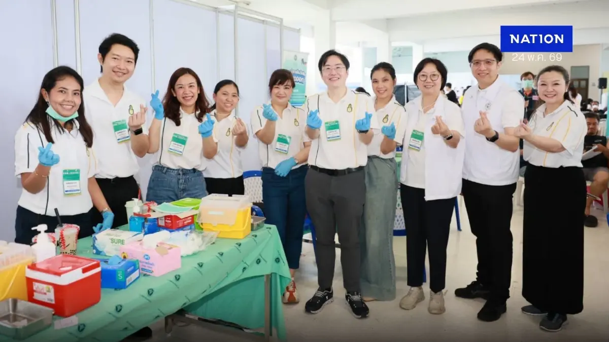 500 แพทย์อาสา ร่วมใจเฉลิมพระเกียรติ ลงพื้นที่สระบุรี ดูแลประชาชน