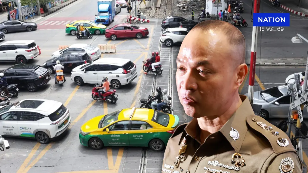 ตร.รับเป็นเจ้าภาพ ยกเครื่องป้องกันจุดตัดทางรถไฟ หลังเกิดรถไฟชนรถเมล์