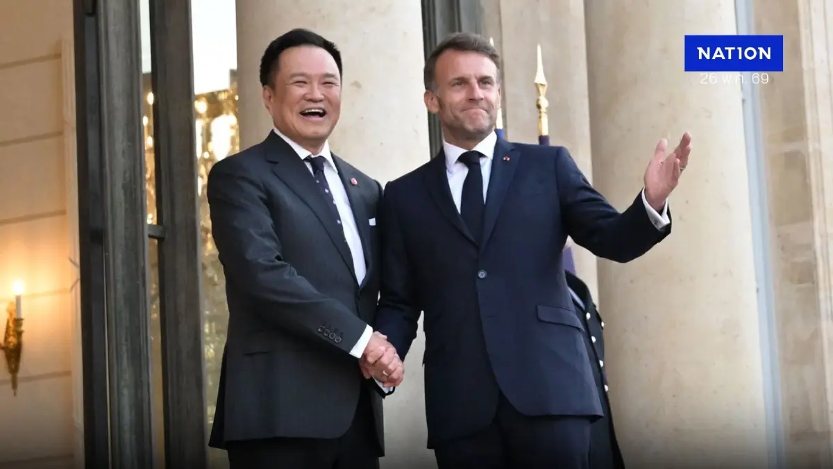 “อนุทิน” หารือ “มาครง” ร่วมมือไทย-ฝรั่งเศส ดัน FTA ไทย-EU ผนึก AI “อนุทิน” หารือ “มาครง” ร่วมมือไทย-ฝรั่งเศส ดัน FTA ไทย-EU ผนึก AI
