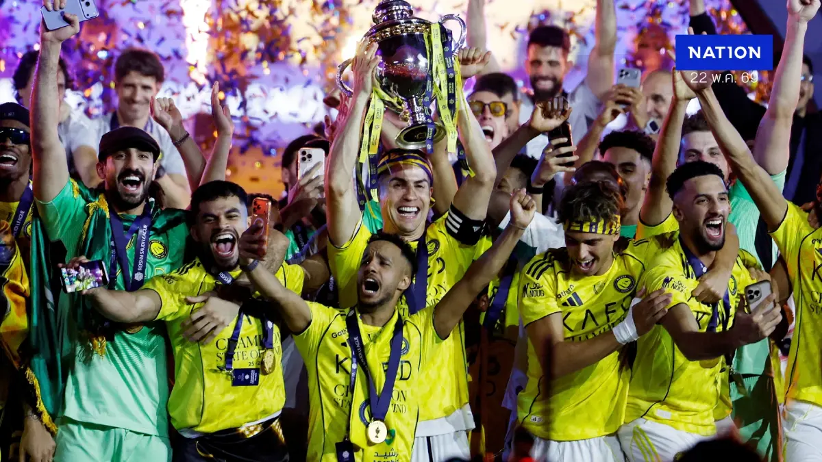 โรนัลโด้ปลดล็อก! ซัดเบิ้ลพา อัล นาสเซอร์ ทุบ ดามัค 4-1 ผงาดแชมป์ซาอุดีโปรลีกหนแรกในรอบ 7 ปี