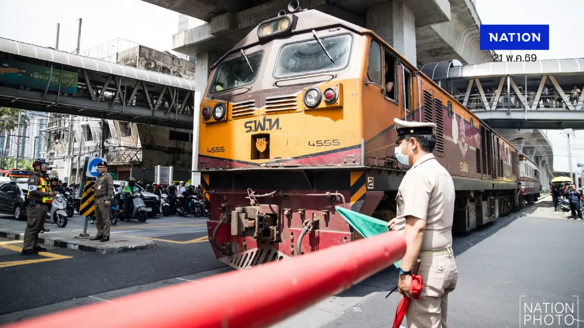 ส่อพิรุธคู่! ผลจำลองเหตุรถไฟวิ่งถึงจุดชน "มักกะสัน" แค่ 1 นาที