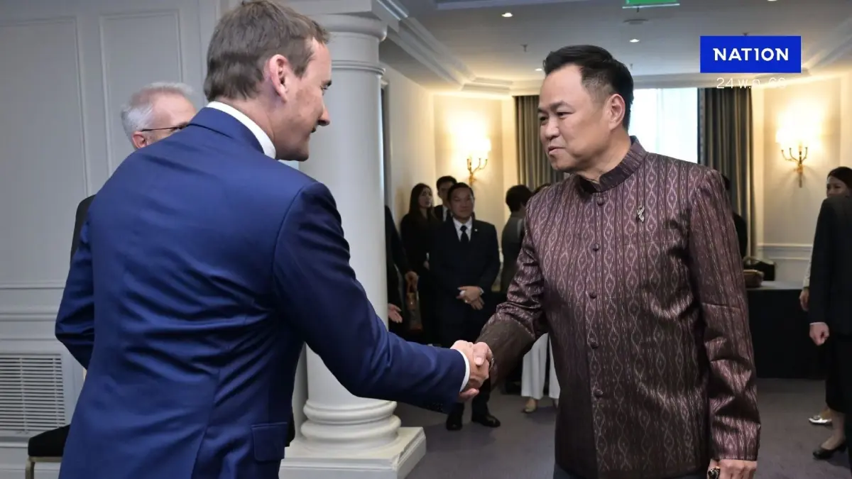 "อนุทิน" ลุยกรุงปารีส! ถก 3 ยักษ์ใหญ่เอกชนไทย หนุนดัน FTA ไทย-EU หนุนร้านอาหารไทยแท้ยึดตลาดยุโรป (มีคลิป)