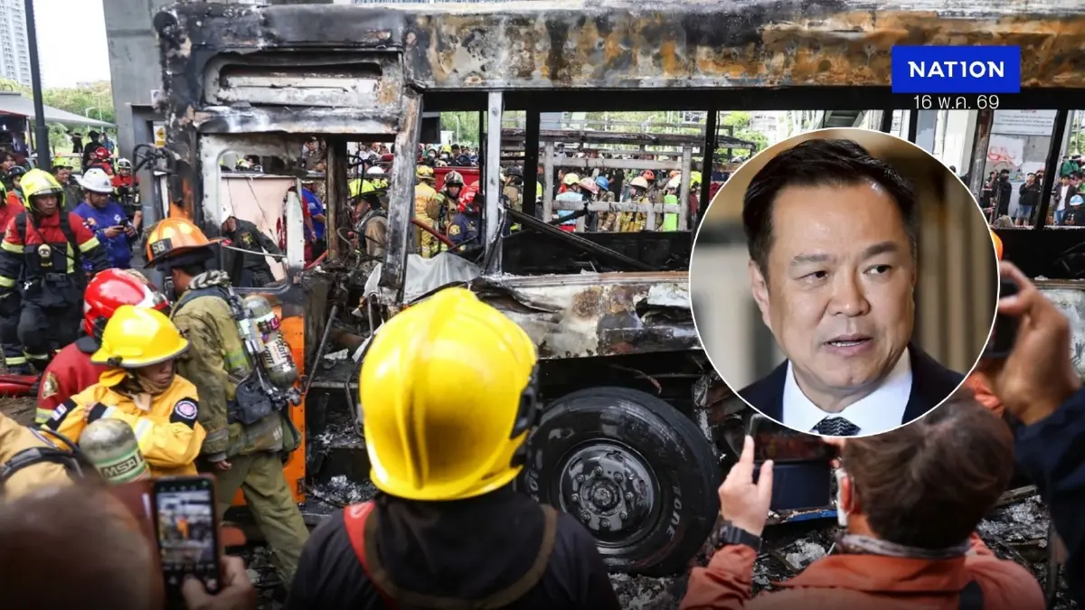 “อนุทิน” กำชับดูแลคนเจ็บ - เสียชีวิต เหตุสะเทือนขวัญ รถไฟชนรถเมล์