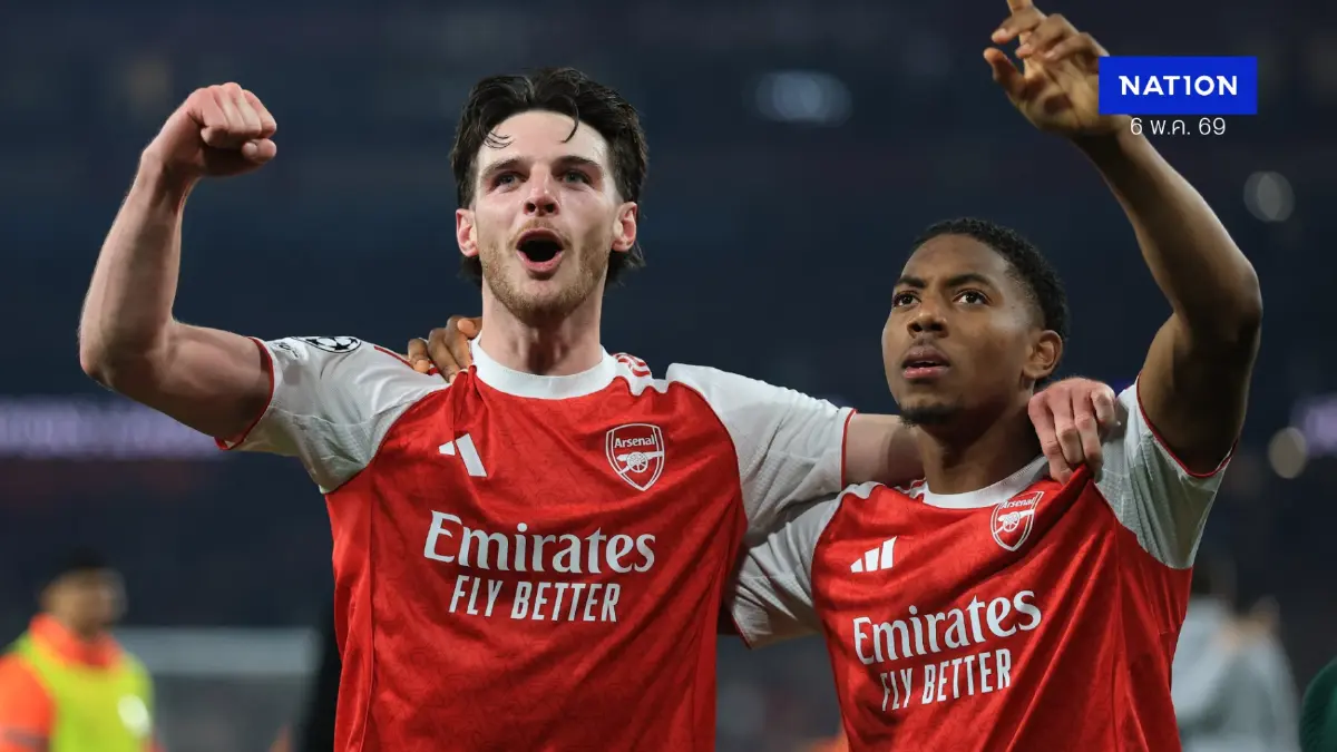 ประวัติศาสตร์รอบ 20 ปี! "ซาก้า" ฮีโร่ซัดชัยพาอาร์เซน่อลผงาดชิง UCL