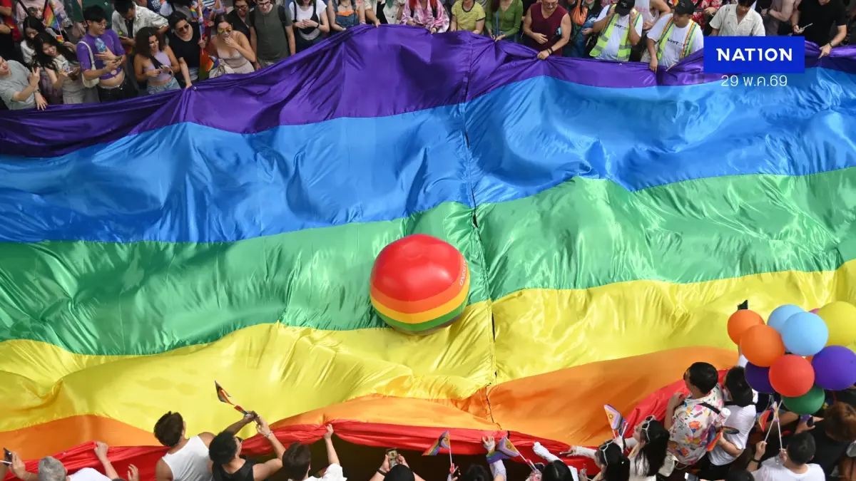 ปักหมุดฉลองสมรสเท่าเทียม รัฐบาลชวนเที่ยวงาน "Bangkok Pride 2026" ปักหมุดฉลองสมรสเท่าเทียม รัฐบาลชวนเที่ยวงาน "Bangkok Pride 2026"