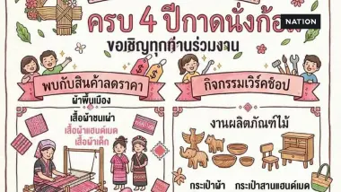 ชวนเที่ยวเสาร์-อาทิตย์นี้ฉลอง 4 ปี กาดนั่งก้อม เชียงใหม่ จัดใหญ่